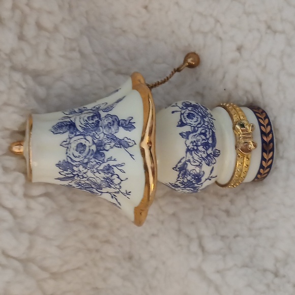 Mud Pie Other - Mud Pie Mini Lamp Porcelain Trinket Box